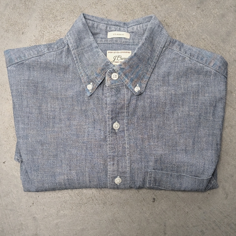 ·J Crew Long Sleeve Button Down, Small - Picture 7 of 7